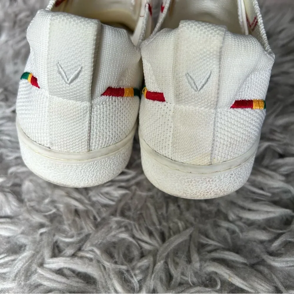 Vivaia Kama rainbow white lace up sneakers women’s shoe size 8 - Picture 6 of 11